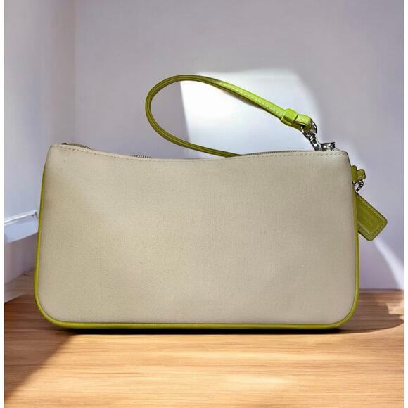 Vintage Coach 6734 Twill Garden Tote Bag & 3431 Twill Field Wristlet - Picture 8 of 16